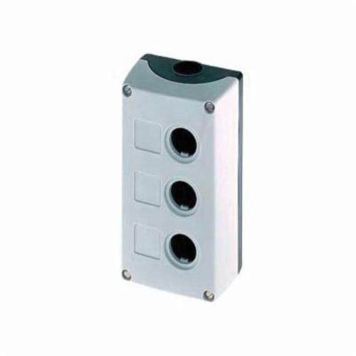 3SB3803-0AA3Siemens 3SB3803-0AA3 Blank Pushbutton Enclosure, 154 mm L x 85 mm W x 64 mm D, IP65 NEMA Rating, Plastic