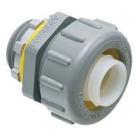 Arlington NMLT75 Straight Liquid Tight Conduit Connector, 3/4 in Trade, Plastic