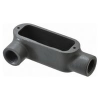 O-Z/Gedney LR300A Type LR Conduit Outlet Body, 3 in Hub, 173 cu-in Capacity, Sand Cast Copper Free Aluminum, Aluminum Enamel/Epoxy Powder Coated