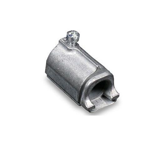 Wiremold® 5791 1-Channel EMT Connector Fitting, 1/2 in, For Use With 500 and 700 Series Raceway, Steel, ScuffCoat™