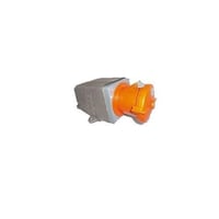 Pass & Seymour® PS4100R12-W 3-Phase Watertight Pin and Sleeve Receptacle, 125/250 VAC, 100 A, 3 Poles, 4 Wires, Black