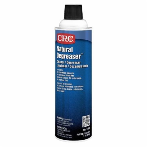 14005CRC® 14005 Natural Degreaser™ Flammable Degreaser, 20 oz Aerosol Can, Liquid, Clear/Water White, Citrus