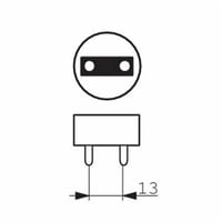 280792Philips ALTO® 226720 Type TL U-Bent Fluorescent Lamp, 31 W, G13 Medium Bi-Pin, T8-1 5/BU Shape, 2775 Lumens