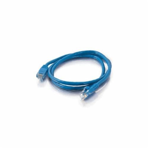 576-110-001Quiktron® Cablestogo® 576-110-001 Value Series™ Booted Patch Cord, Cat 6, 24 AWG Stranded Copper Conductor, 1 ft L Cord