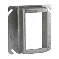 RACO 775 Square Cover, 4 in, 1 Device, 1-1/4 in Raised, Mud Ring