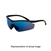 15287ERB, Boas Safety Glasses, Blue Frame, Blue Mirror Lens, 15287