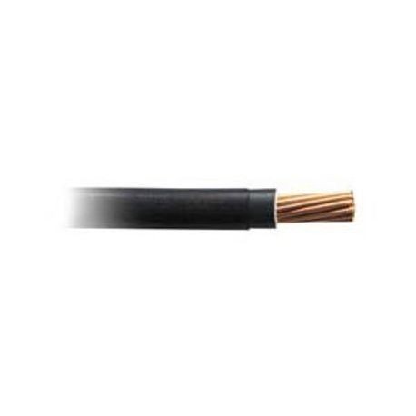 XHHW3STRBKXHHW CU Wire, Stranded, 3 AWG, 1 Conductor, Copper, 600 V, Black