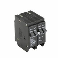 BQ230220EATON BQ230220 Quadplex Type BQ CTL Thermal Magnetic Circuit Breaker, 120/240 VAC, 20/30 A, 10 kA Interrupt, 4 Poles, Independent Trip