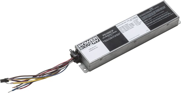PS1055CP M9Power Sentry® PS1055CP M9 Constant Power Standard Profile Emergency Driver, Lithium-Iron Phosphate, 120 to 277 VAC Nominal, 10 W Nominal