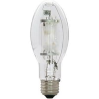 EIKO® MP100/U/MED/4K Universal Burn HID-Metal Halide Lamp, 100 W, E26 Medium Screw HID Metal Halide Lamp, EDX17 Shape, 8500 Lumens Initial/5500 Lumens Mean