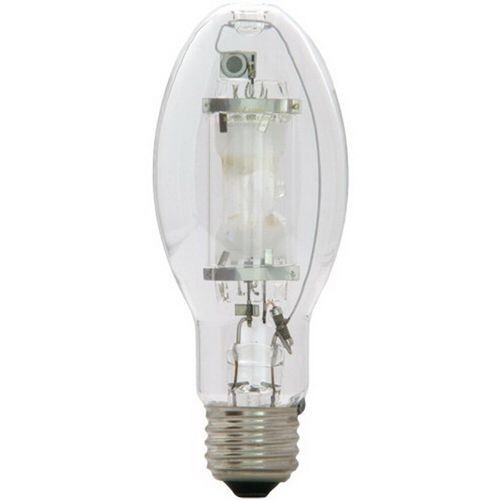 EIKO® MP100/U/MED/4K Universal Burn HID-Metal Halide Lamp, 100 W, E26 Medium Screw HID Metal Halide Lamp, EDX17 Shape, 8500 Lumens Initial/5500 Lumens Mean