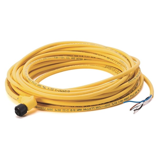 889D-R4UC-10Allen-Bradley 889D-R4UC-10 DC Micro (M12), Female, R-Ang, 4-Pin, PUR Cable, Yellow, Unshielded, IEC Color Coded, No Connector, 10 meter (32.8 feet), 22AWG
