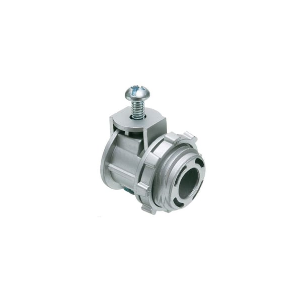 SG50Arlington Saddlegrip® SG50 Straight Cable Connector With 0.62 in End Stop, 1/2 in Trade, 1/2 in Knockout, 0.71 to 0.91 in Cable Openings, Die Cast Zinc