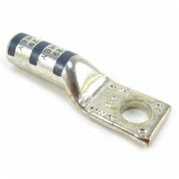 54906BEColor-Keyed® 54906BE 1-Hole Compression Lug, 4 AWG Copper Conductor, Die Code 29, 1/4 in Stud, Copper