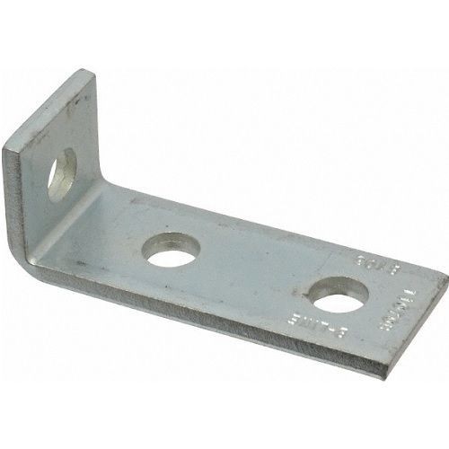 B-Line B103ZN 90 deg Corner Angle, 3 Holes, 4-1/8 in L x 1-5/8 in W x 7/32 in THK, Steel