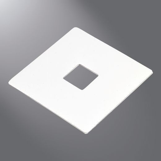 Halo L900P Outlet Box Cover, 5 in L x 5 in W, 1-1/4 in Center Hole, For Use With Halo® Power-Trac® Miniature Single Circuit Trac System