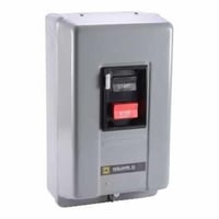 Square D™ 2510M Non-Reversing Manual Motor Starter, 3 Poles, NEMA 1 Enclosure