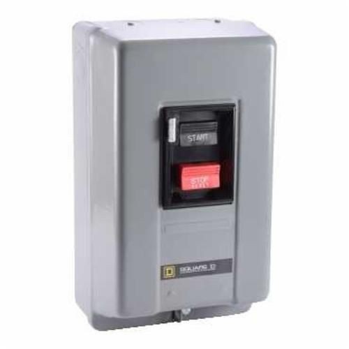 Square D™ 2510M Non-Reversing Manual Motor Starter, 3 Poles, NEMA 1 Enclosure