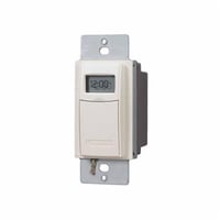 EI400LACIntermatic® EI400LAC Auto-Off Decorator Digital Electronic In-Wall Timer, 1 s to 24 hr Setting, 120 to 127 VAC, 12 to 18 VDC, 1 hp, 1NO/SPST Contact, 1 Poles
