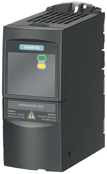 6SE64402UD175AA1Siemens 6SE64202UD137AA1 Micromaster 420 Inverter Drive, 380 to 480 VAC, 1.2 A, 0.5 hp, 173 mm H x 73 mm W