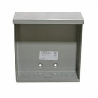 12124-SC3RMilbank® 24246-SC3R Junction Box With Knockout, 24 in H x 24 in W x 6 in D, Screw Cover, NEMA 3R NEMA Rating, Steel