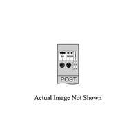 Midwest® GE U075CP4010 1-Head Unmetered Power Pedestal, 120/240 VAC, 100 A, 1 Phase, 14 to 8 AWG, 14 to 1/0 AWG Wire, NEMA 3R Enclosure