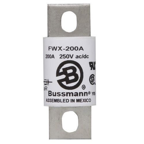 Bussmann® FWX-100A North American Style High Speed Fuse, 100 A, 250 VAC/VDC, 20/200 kA, Cartridge Body