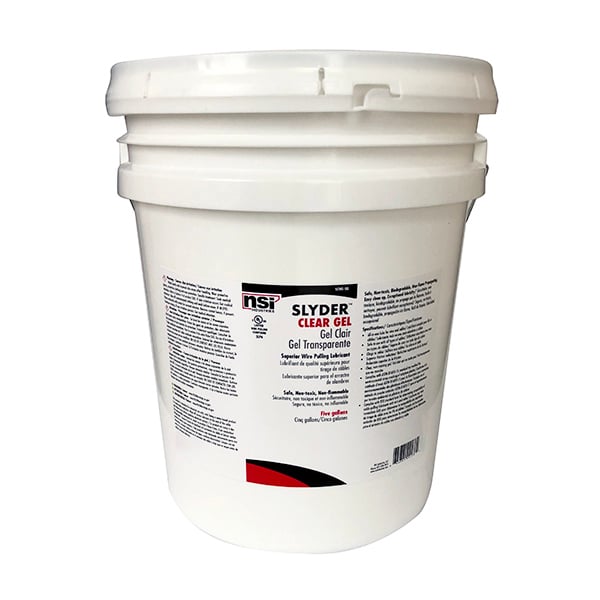 NSI SCWL-5G Slyder Lubricant Clear 5 gal NSI SCWL-5G Slyder Lubricant Clear 5 gal