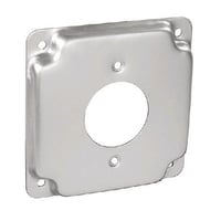 Crouse-Hinds Thepitt® TP507 Box Cover, 4 in L x 4 in W, Raised Surface Cover, Steel
