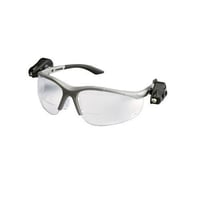 Light Vision, Safety Glass, Protective Eyewear, 99.9% Resistant, Gray, Nylon, Clear, Polycarbonate