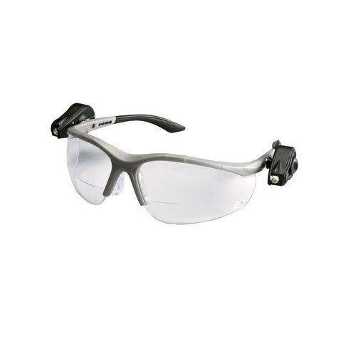 Light Vision, Safety Glass, Protective Eyewear, 99.9% Resistant, Gray, Nylon, Clear, Polycarbonate