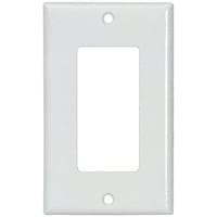Leviton® Decora® 80401 Standard Size Wallplate, 1 Gang, 4-1/2 in H x 2-3/4 in W, Thermoplastic, Brown