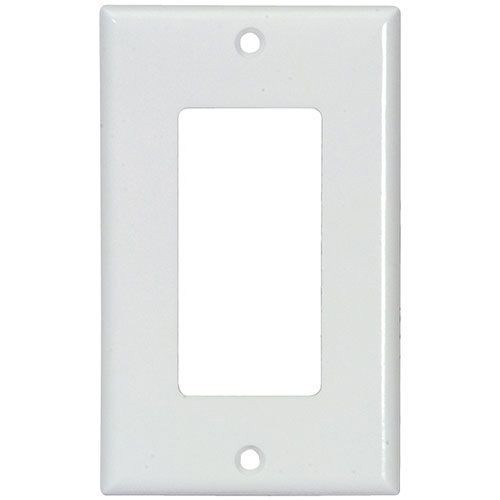 Leviton® Decora® 80401 Standard Size Wallplate, 1 Gang, 4-1/2 in H x 2-3/4 in W, Thermoplastic, Brown