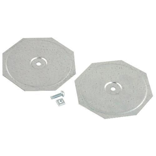 RACO® 1039 2-Piece Knockout Seal, For Use With Box/Panelboard, 3 in Trade Size, Steel, Silver