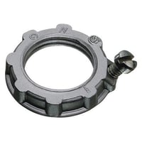106O-Z/Gedney 106 Standard Type 101 Bonding Wedge Locknut, 2 in, For Use With EMT/Rigid Conduit Fittings, Malleable Iron, Zinc Plated