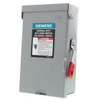 LNF222RAUSiemens LNF222RAU A Series Type VBII Non-Fused Low Voltage General Duty Safety Switch, 240 VAC, 250 VDC, 60 A, 10 hp, 15 hp, 2 Poles