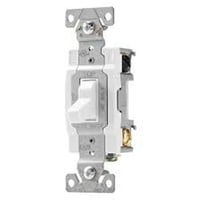 EATON Arrow Hart® CS420W-BU 4-Way Heavy Duty AC Toggle Switch, 120/277 VAC, 20 A, 1/2 hp Power Rating