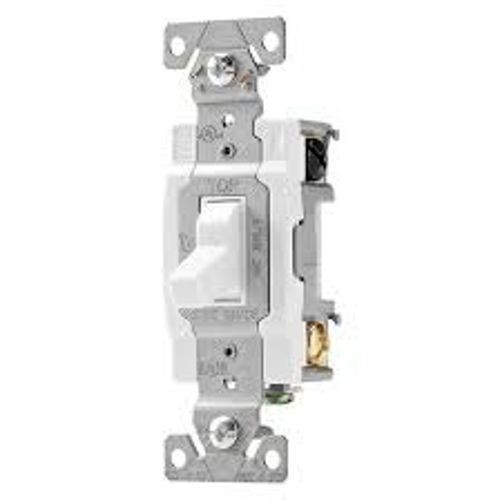 EATON Arrow Hart® CS420W-BU 4-Way Heavy Duty AC Toggle Switch, 120/277 VAC, 20 A, 1/2 hp Power Rating