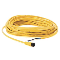 889D-F4AC-15Allen-Bradley, 889D-F4AC-15, DC Micro (M12), Female, Straight, 4-Pin, PVC Cable, Yellow, Unshielded, IEC Color Coded, No Connector, 15 meter (49.2 feet)