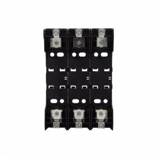 HM60060-3CRBussmann® HM600 Ferrule Fuse Block, 600 VAC, 60 A, 14 to 2/8 to 2 AWG Wire, 3 Poles