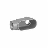 LB97Killark® Duraloy® 7 LB17 Type LB Conduit Body, 7 Form, 4 cu-in Capacity, Iron, Tri-Coated
