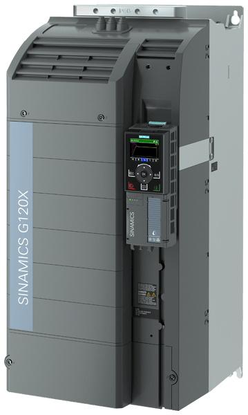 6SL32203YE440UF0Siemens SINAMICS 6SL32203YE440UB0 G120X 3-Phase Infrastructure Converter, 380 to 480 VAC, 172 A Input, 156 A Output