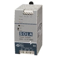 SolaHD SDN20-24-100C SDN-C Compact Power Supply, 115/230 VAC Input, 24 VDC Output, 480 W Power Rating, 6/3 A, DIN Rail Mount