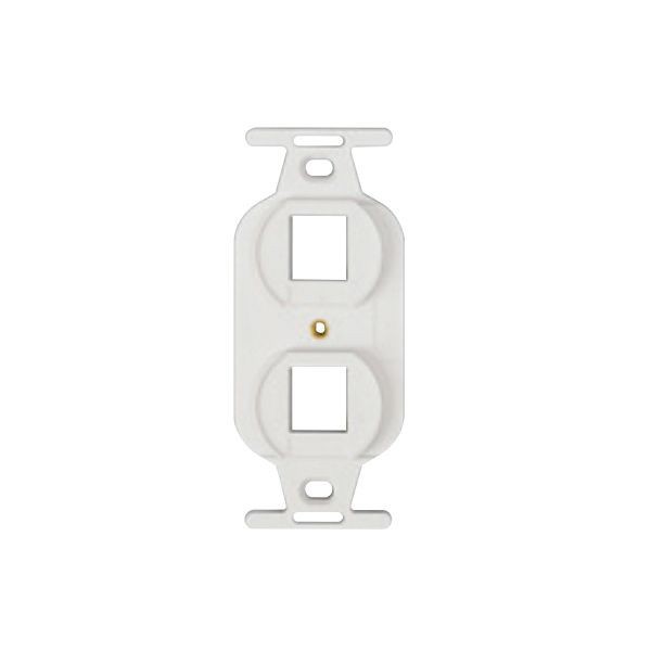 AX104121Belden® AX104121 106-Style Key Connect Adapter, Flush Mount, 2 Ports