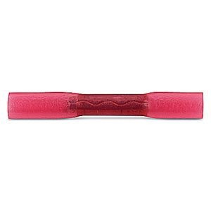 Sta-Kon® 2RAS18X Heat Shrinkable Insulated Butt Splice Connector, 22 to 18 AWG Conductor, 1-1/2 in L, Copper, Red