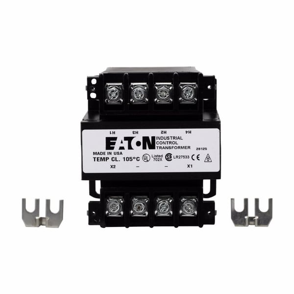 CE0100E5ECEEATON CE0100E5ECE Type MTE Control Transformer, 200/220/440, 208/230/460, 240/480 V Primary, 23/110, 24/115, 25/120 V Secondary, 100 VA Power Rating, 50/60 Hz, 1 ph Phase