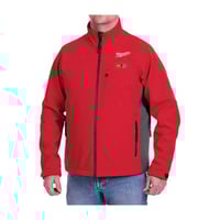 202R-20XLMilwaukee® 202R-20XL Insulated Heated Jacket, XL, Red, Polyester/Brushed Tricot Lining, 44 to 46 in Chest, Resists: Water and Wind