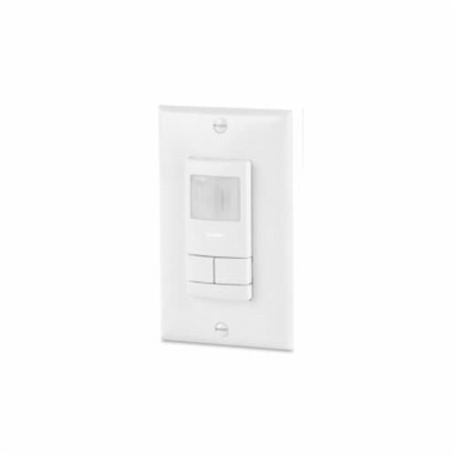 Sensor Switch™ Sensor Switch® WSX PDT 2P WH 2- Pole Dual Relay Wall Switch Occupancy Sensor, 120/277 VAC, PIR/Microphonics™Dual Technology Sensor, 20 to 36 ft Coverage, 180 deg Viewing, Wall Mount