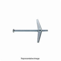 DeWALT® 4131 Wing Toggle Bolt, 3/16 in Screw, 3 in OAL, Carbon Steel, Round Head, 1/2 in Drill