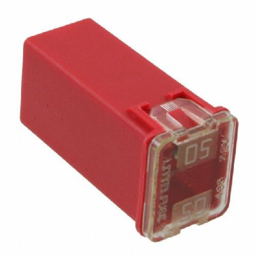 Littelfuse® JCASE® Slo-Blo® JCAS050.X 3AB Fast Acting Automotive Fuse, 50 A, 32 VAC/VDC, 1 kA Interrupt, Cartridge Body